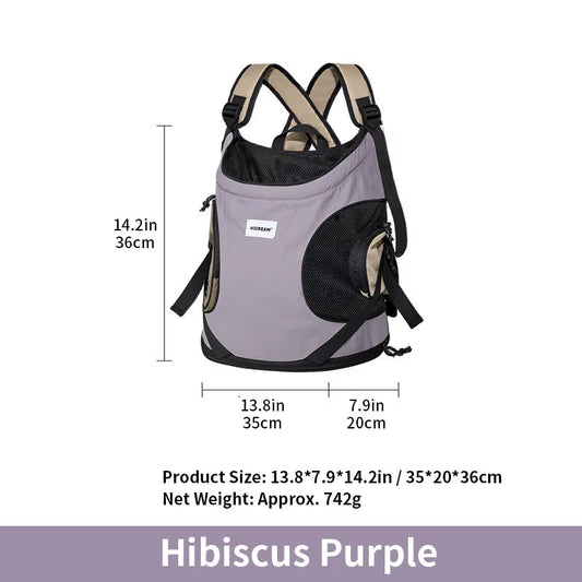 Pet Front Carry Chest Backpack – Stylish, Secure & Super Comfortable for Outdoor Adventures