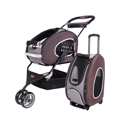 PawPorta 4-in-1 Foldable Pet Stroller – The Stylish Ride for Pets on the Go