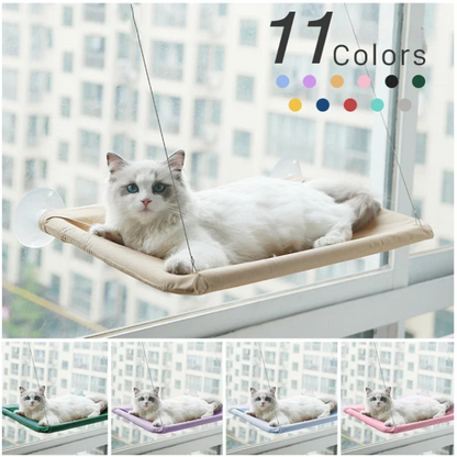 SunBasker Window Hammock – The Ultimate Sunny Seat for Cats Who Love to Lounge